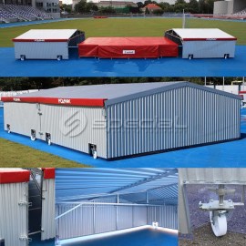 SP00964 - Polanik metalna garaža za natjecateljsko doskočište za skok u vis, model GW-647